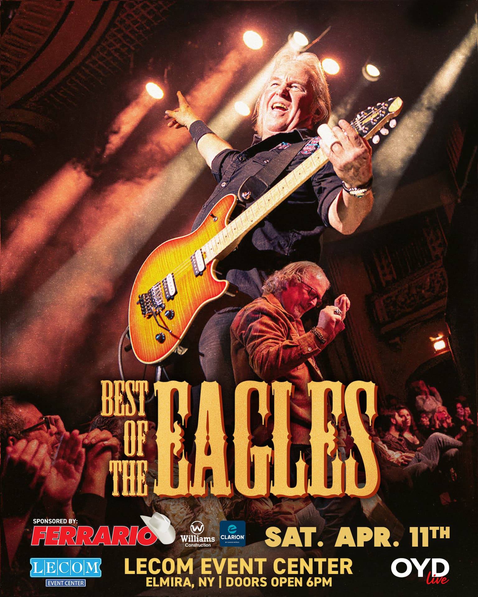 Best of the Eagles tribute band concert poster