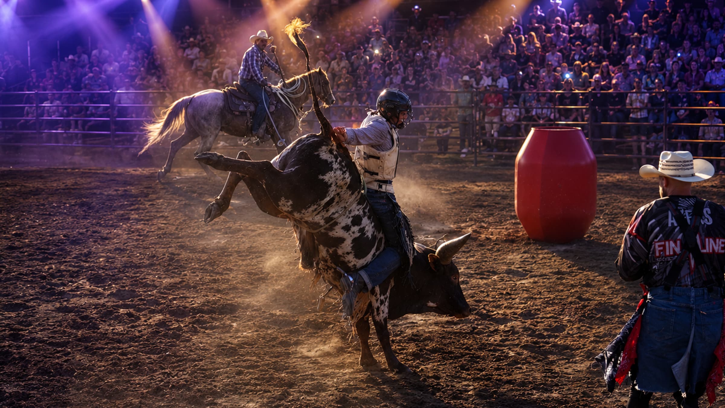 Buck Rope Rodeo at LECOM Event Center — bull riding and a live dance party