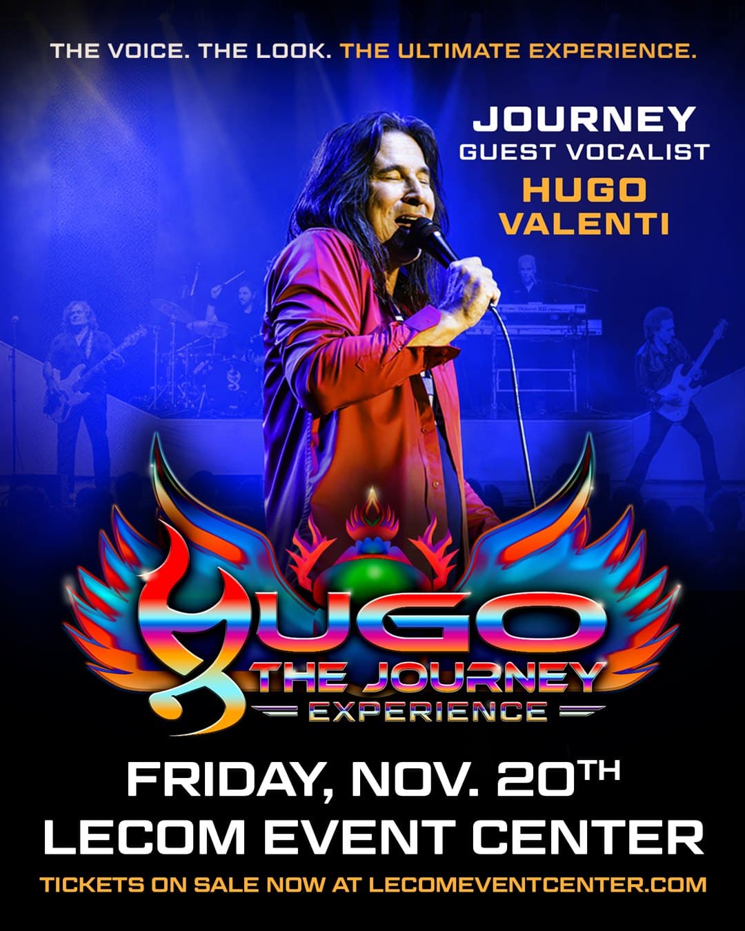 Hugo, The Journey Experience: Journey guest vocalist Hugo Valenti, Friday November 20 at the LECOM Event Center