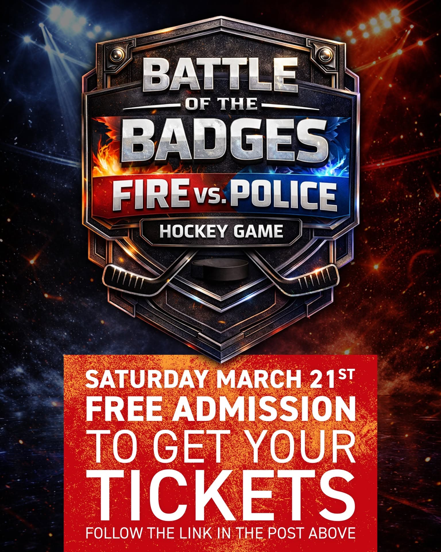 Battle of the Badges at LECOM Event Center — event poster